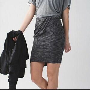 Lululemon Athletica Charcoal Pencil Skirt